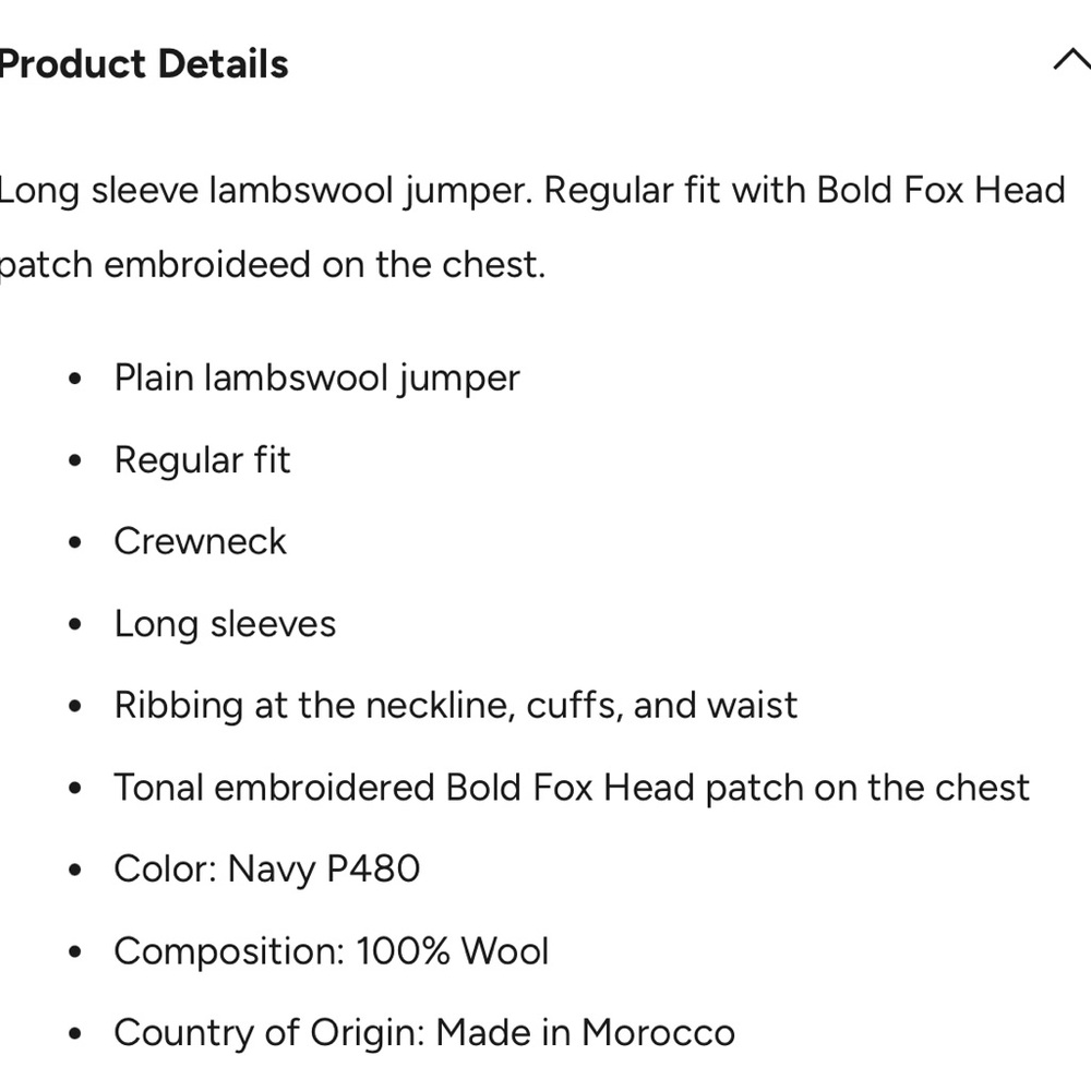 Maison Kitsune Fox Head Patch Lambswool Jumper Sw… - image 7